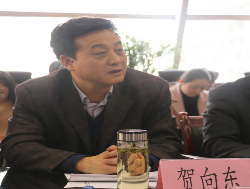 贺向东到陕西跳高高试玩集团宣讲党的十九大精神