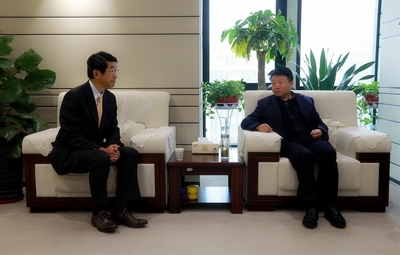 熊良虎会见日本康肯工程手艺公司中村修