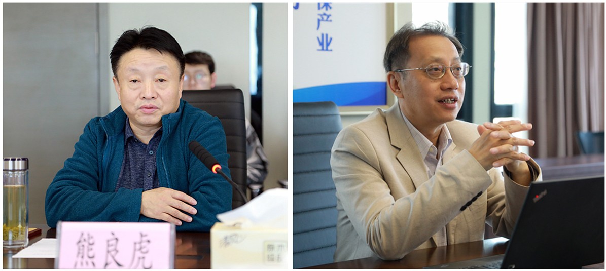 熊良虎会见加拿大工程院院士、圣清跳高高试玩股份公司肖惠宁院士事情站认真人肖惠宁