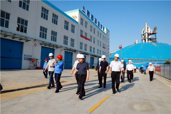 陕西跳高高试玩集团复工复产促增添项目观摩聚会与会职员走进跳高高试玩保隆生态三秦在延在铜项目