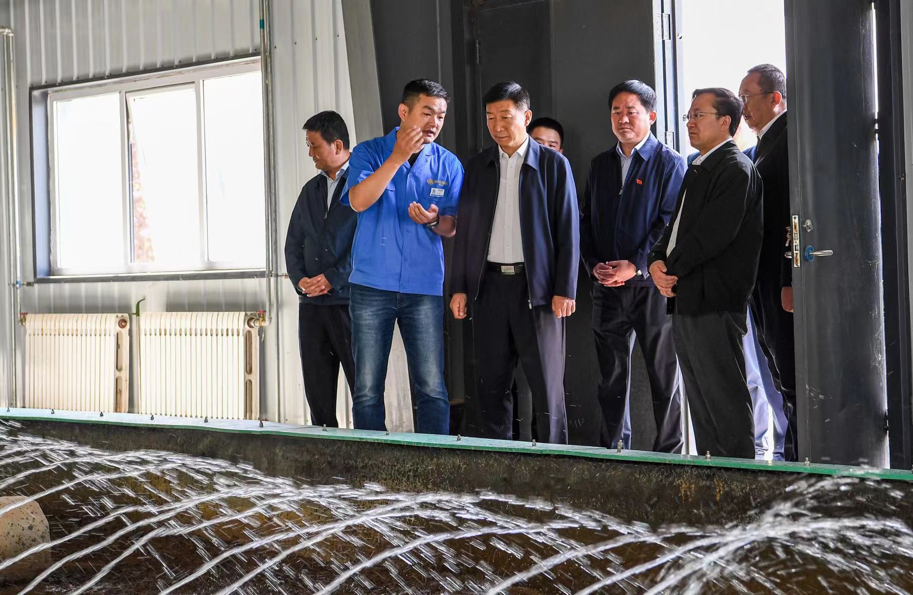 赵刚到水情形公司安塞第二污水处置惩罚厂调研