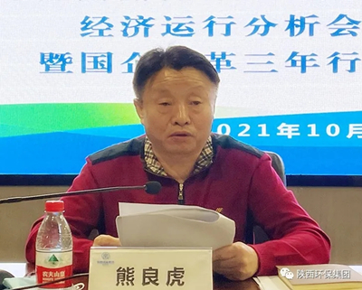 陕西跳高高试玩集团召开贯彻省属企业2021年前三季度经济运行剖析聚会精神暨深化国企刷新三年行动推进聚会