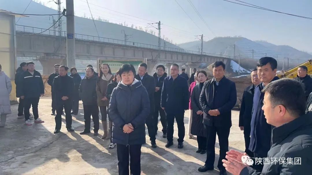 陕西省生态情形厅党组书记、厅长孙丽到陕西跳高高试玩集团延安跳高高试玩工程公司马家砭污水处置惩罚站调研