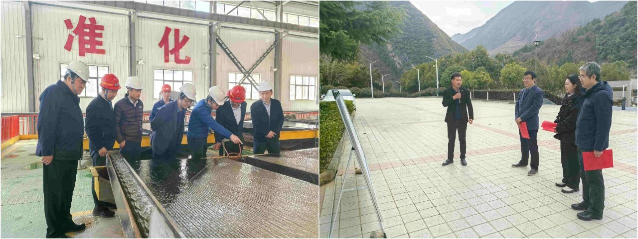 陕西跳高高试玩集团外部董事赴鼎丰矿业公司、水情形公司镇安污水处置惩罚厂调研指导事情