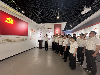 商南公司联合党支部开展“赓续红色血脉，，，，，，砥砺奋进征程——庆祝中国共产党建设104周年”主题党日活动